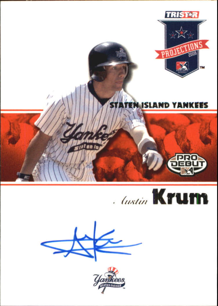 2008 TRISTAR PROjections Autographs #26 Austin Krum