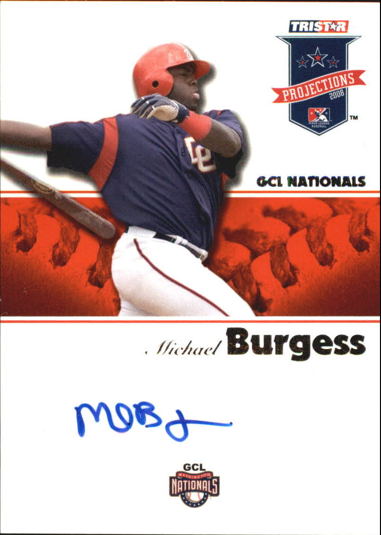 2008 TRISTAR PROjections Autographs #68 Michael Burgess