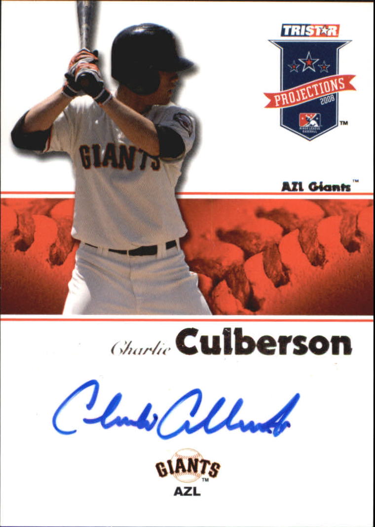 2008 TRISTAR PROjections Autographs #282 Charlie Culberson