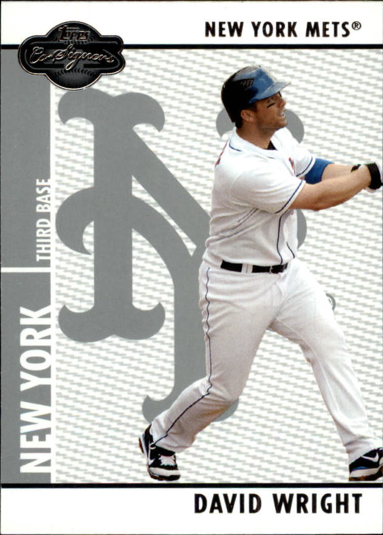 2008 Topps Co-Signers #80 David Wright