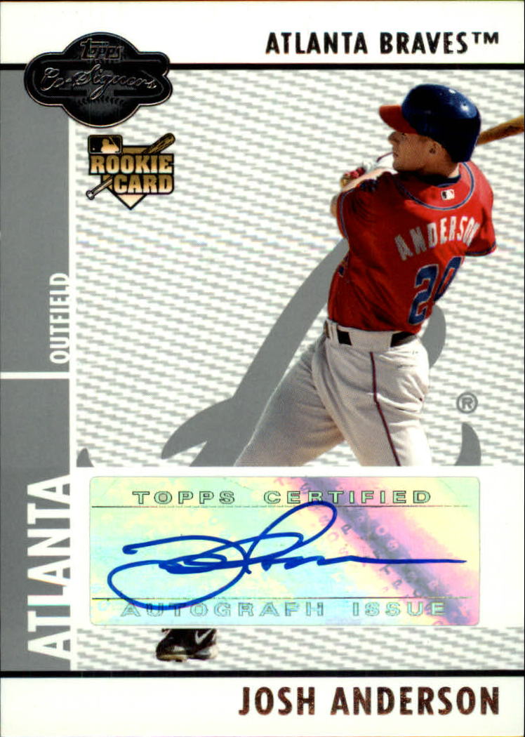 2008 Topps Co-Signers #107 Josh Anderson AU (RC)
