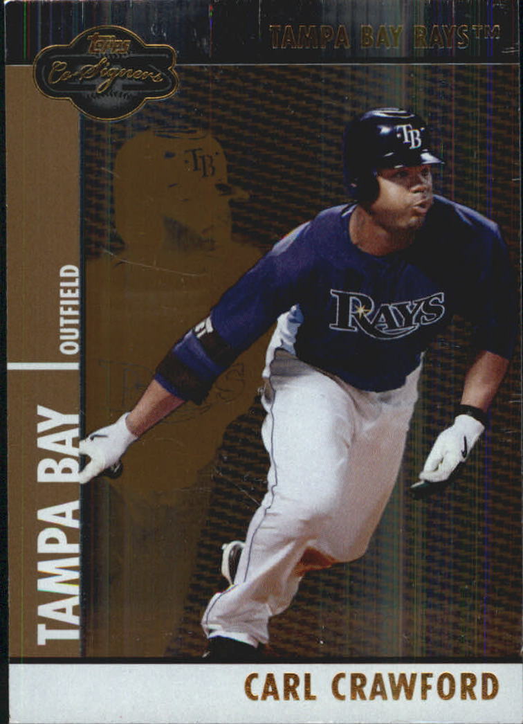2008 Topps Co-Signers Silver Gold #17a Carl Crawford