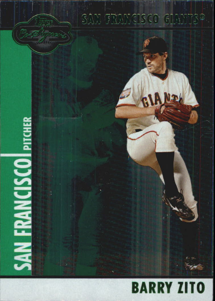 2008 Topps Co-Signers Silver Green #18a Barry Zito