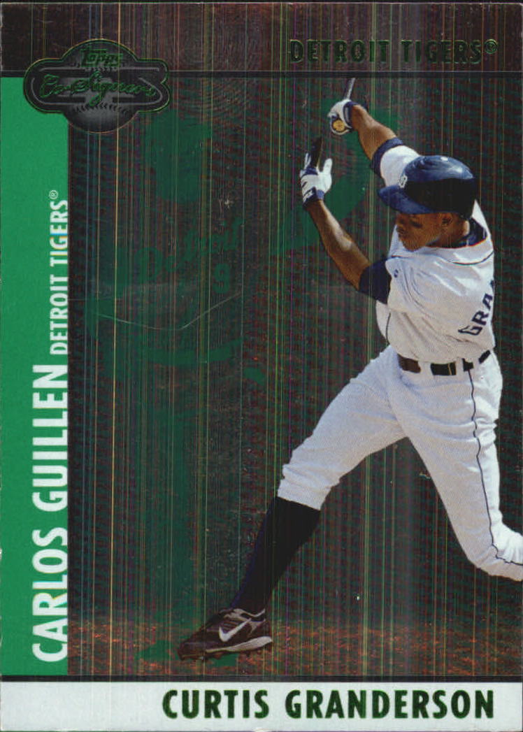 2008 Topps Co-Signers Silver Green #33b Curtis Granderson/Carlos Guillen