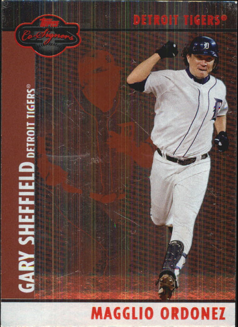 2008 Topps Co-Signers Silver Red #15b Magglio Ordonez/Gary Sheffield