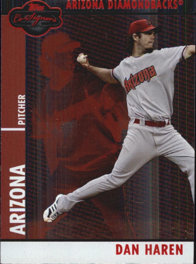 2008 Topps Co-Signers Silver Red #78a Dan Haren