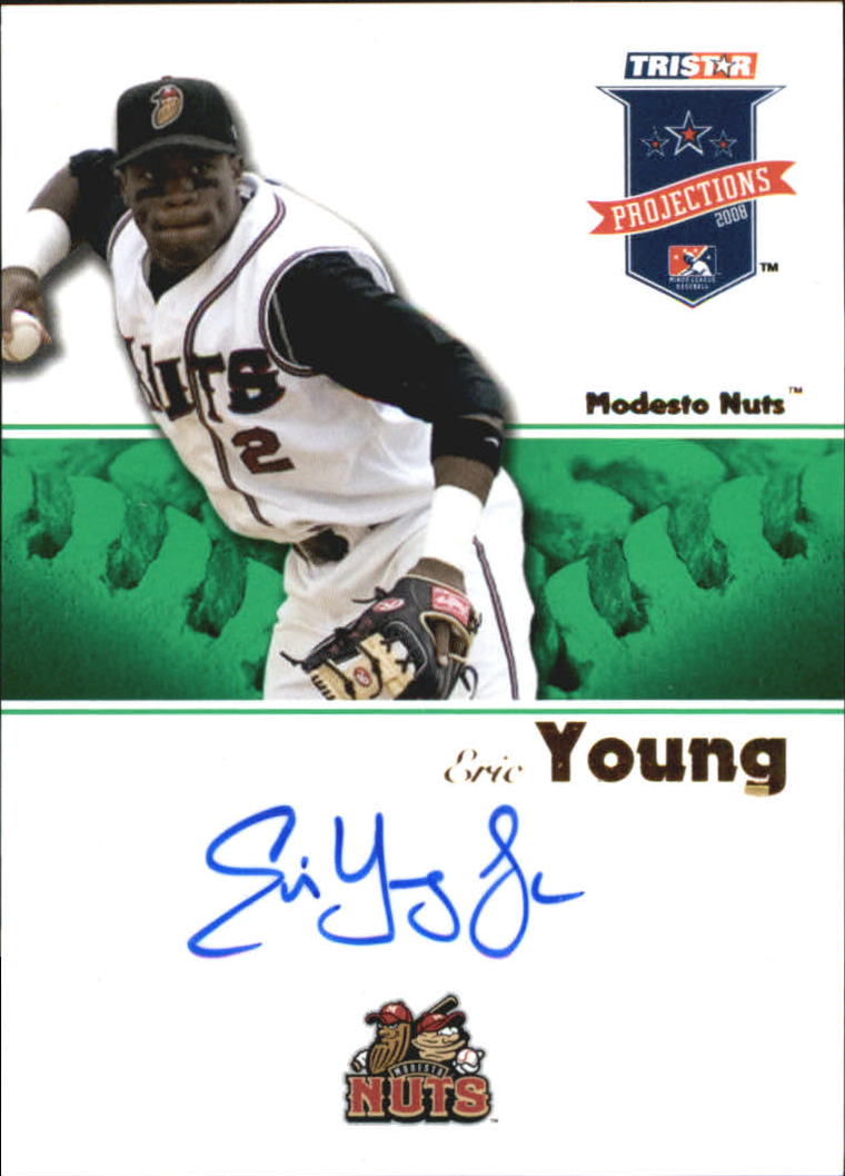 2008 TRISTAR PROjections Autographs Green #204 Eric Young Jr