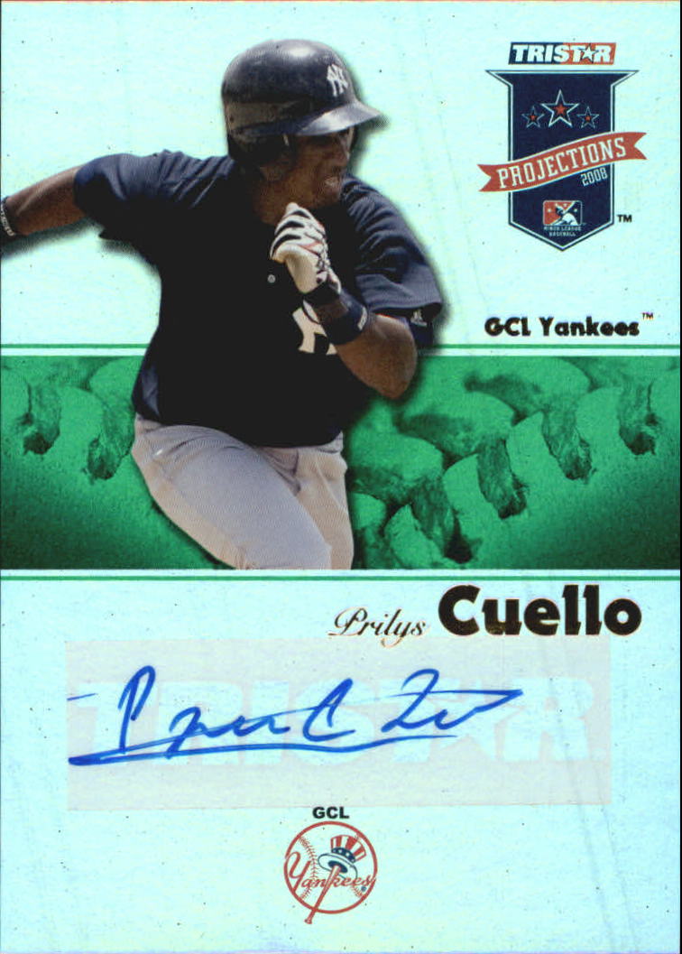2008 TRISTAR PROjections Autographs Reflectives Green #325 Prily Cuello
