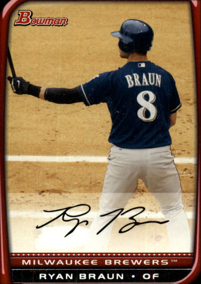 2008 Bowman #1 Ryan Braun