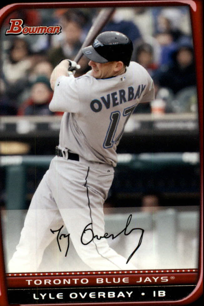 2008 Bowman #98 Lyle Overbay