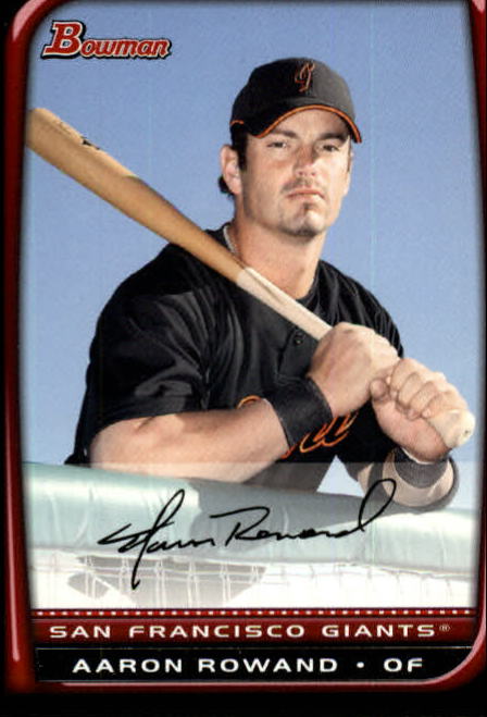 2008 Bowman #141 Aaron Rowand