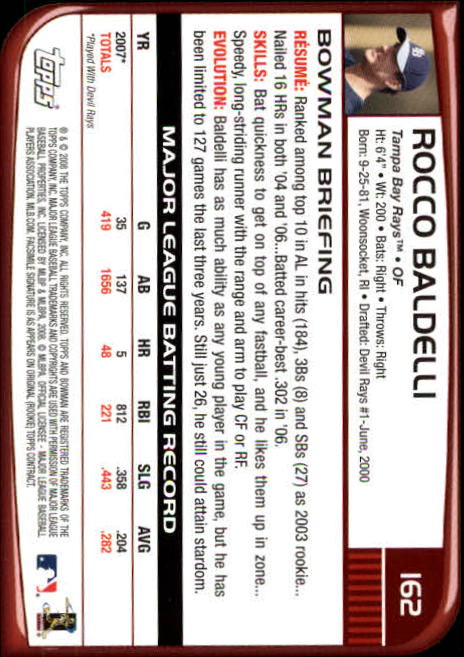 2008 Bowman Baseball 1-250 You Pick Complete A Set - Picture 99 of 141