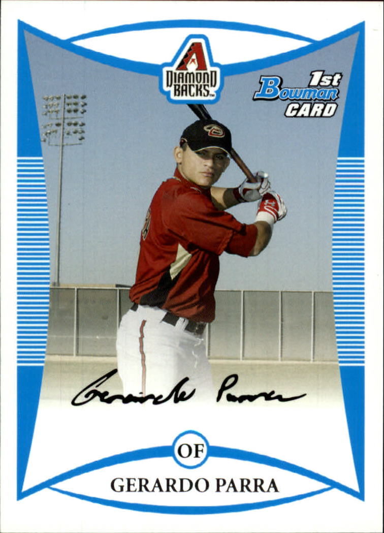 2008 Bowman Prospects #BP18 Gerardo Parra