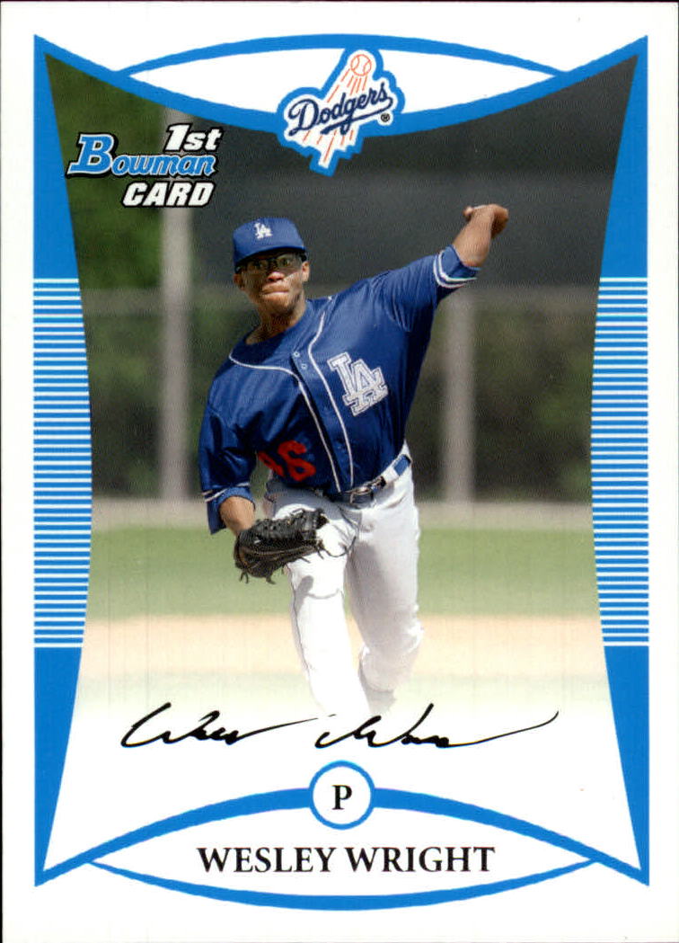 2008 Bowman Prospects #BP19 Wesley Wright