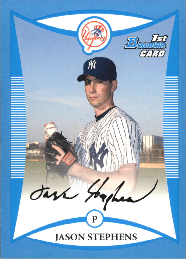 2008 Bowman Baseball "Prospects Blue" Parallel Insert Cards - Picture 28 of 31