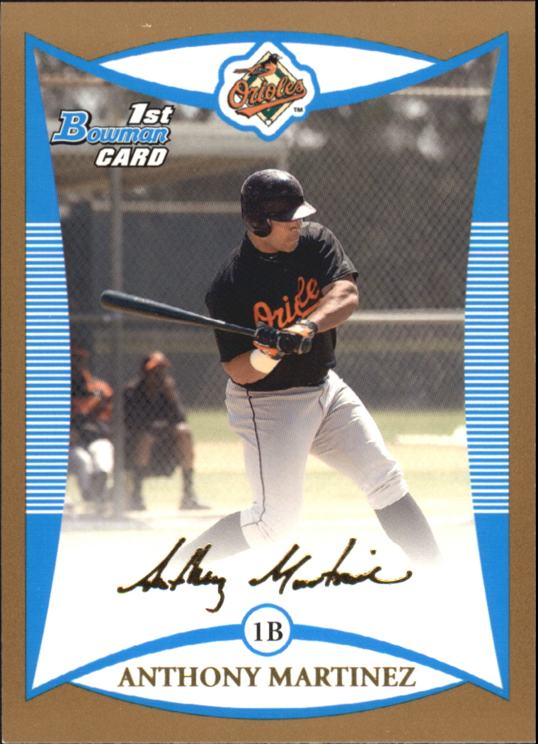 2008 Bowman Baseball "Prospects Gold" Insert Parallel Cards - Picture 22 of 151