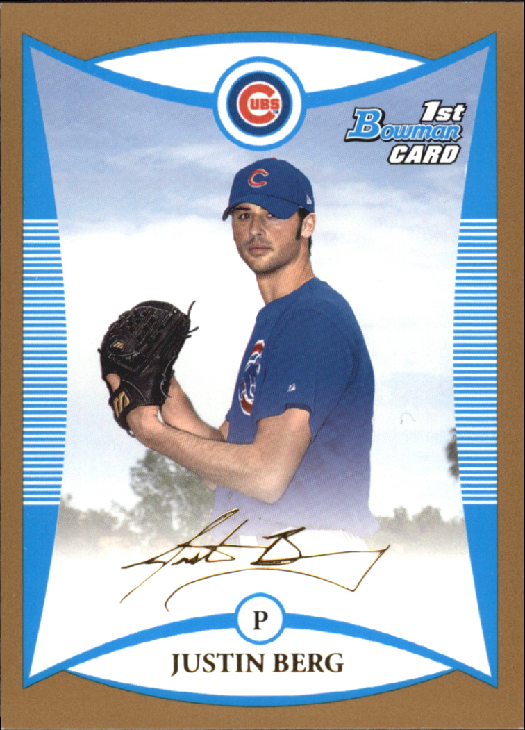 2008 Bowman Baseball "Prospects Gold" Insert Parallel Cards - Picture 24 of 151