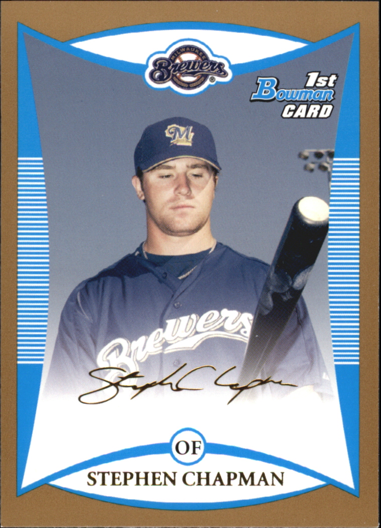 2008 Bowman Baseball "Prospects Gold" Insert Parallel Cards - Picture 30 of 151