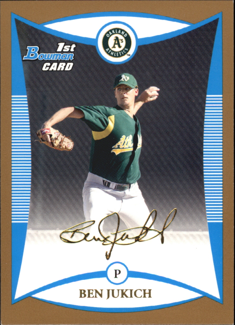 2008 Bowman Baseball "Prospects Gold" Insert Parallel Cards - Picture 40 of 151