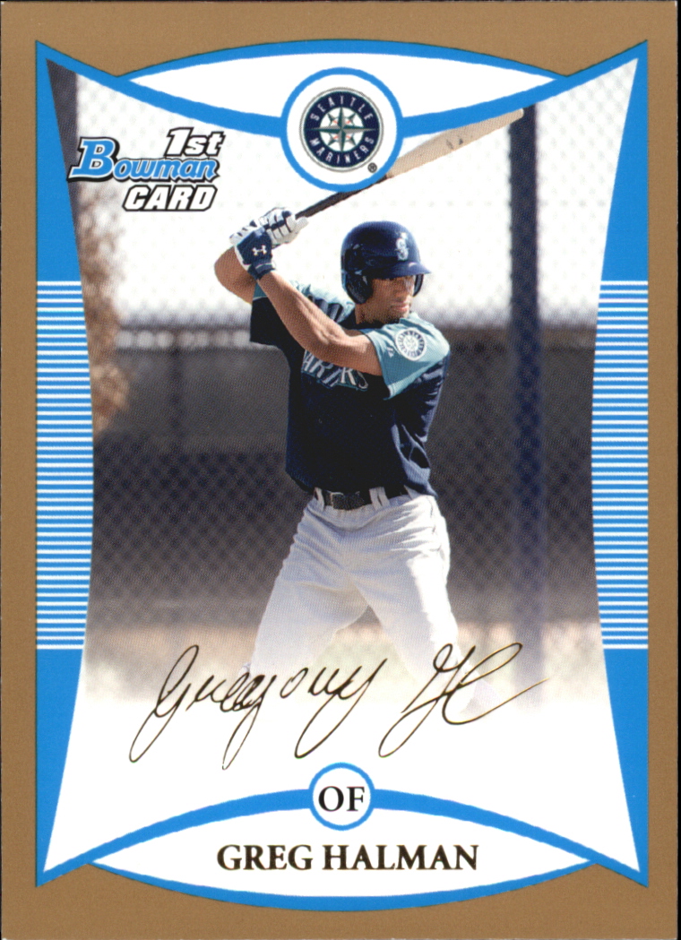 2008 Bowman Baseball "Prospects Gold" Insert Parallel Cards - Picture 46 of 151
