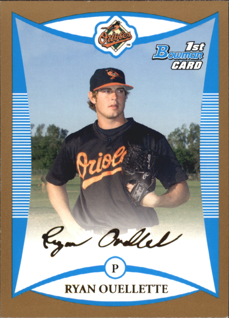 2008 Bowman Baseball "Prospects Gold" Insert Parallel Cards - Picture 48 of 151