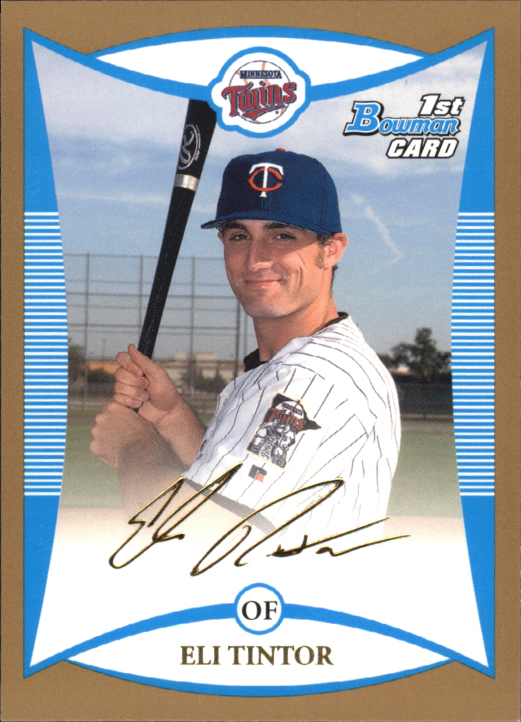 2008 Bowman Baseball "Prospects Gold" Insert Parallel Cards - Picture 56 of 151