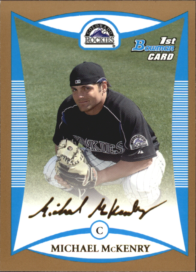 2008 Bowman Baseball "Prospects Gold" Insert Parallel Cards - Picture 60 of 151