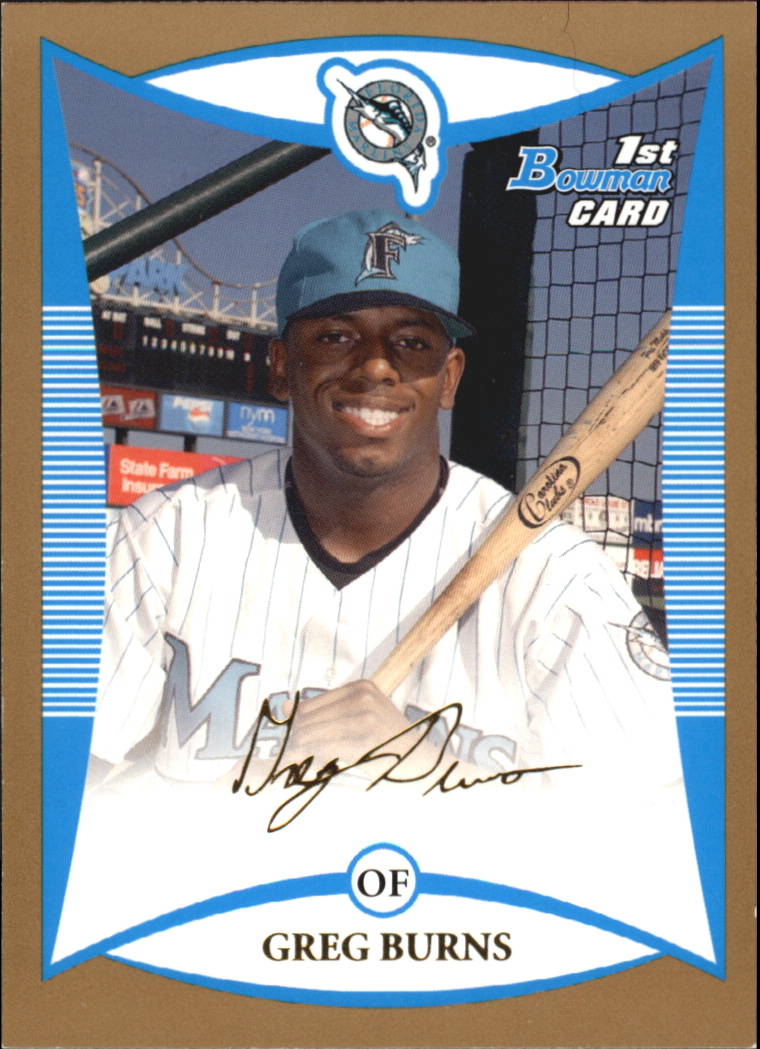 2008 Bowman Baseball "Prospects Gold" Insert Parallel Cards - Picture 64 of 151