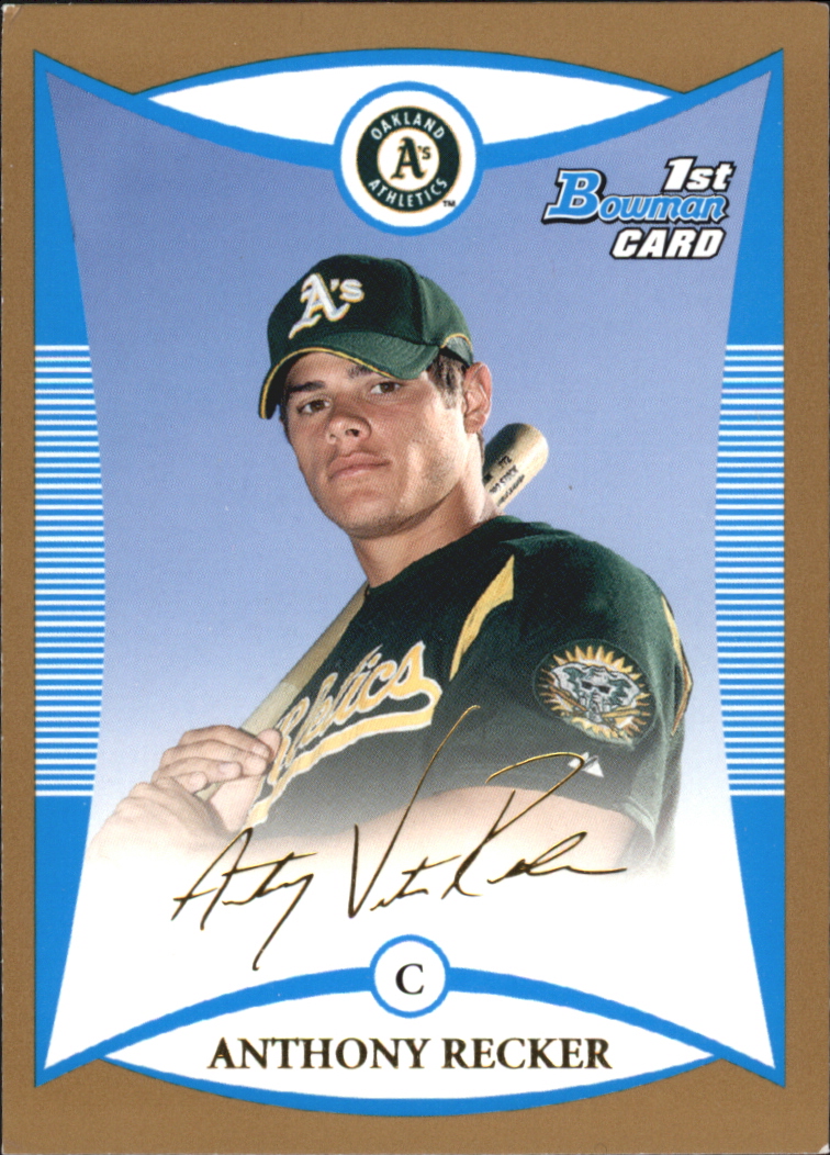 2008 Bowman Baseball "Prospects Gold" Insert Parallel Cards - Picture 70 of 151