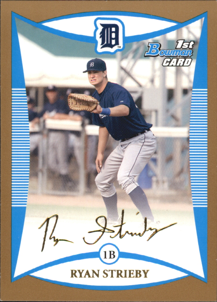 2008 Bowman Baseball "Prospects Gold" Insert Parallel Cards - Picture 78 of 151