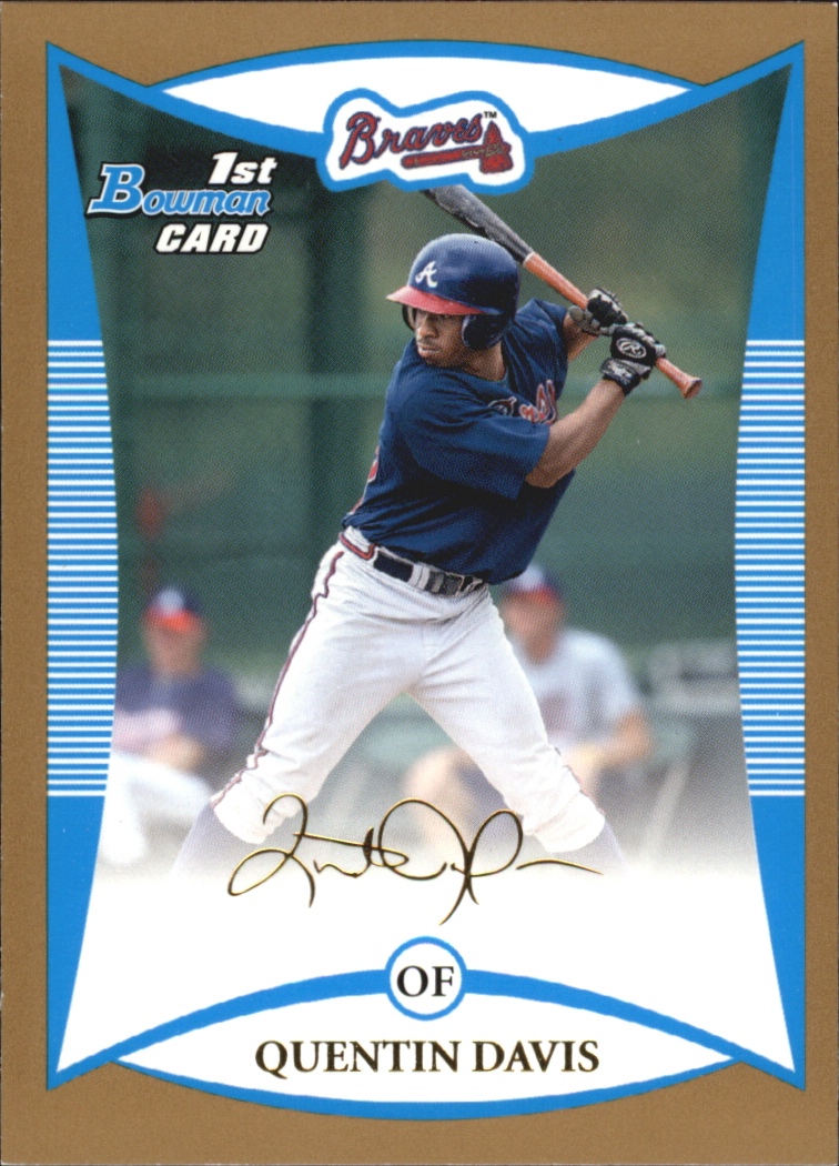 2008 Bowman Baseball "Prospects Gold" Insert Parallel Cards - Picture 102 of 151