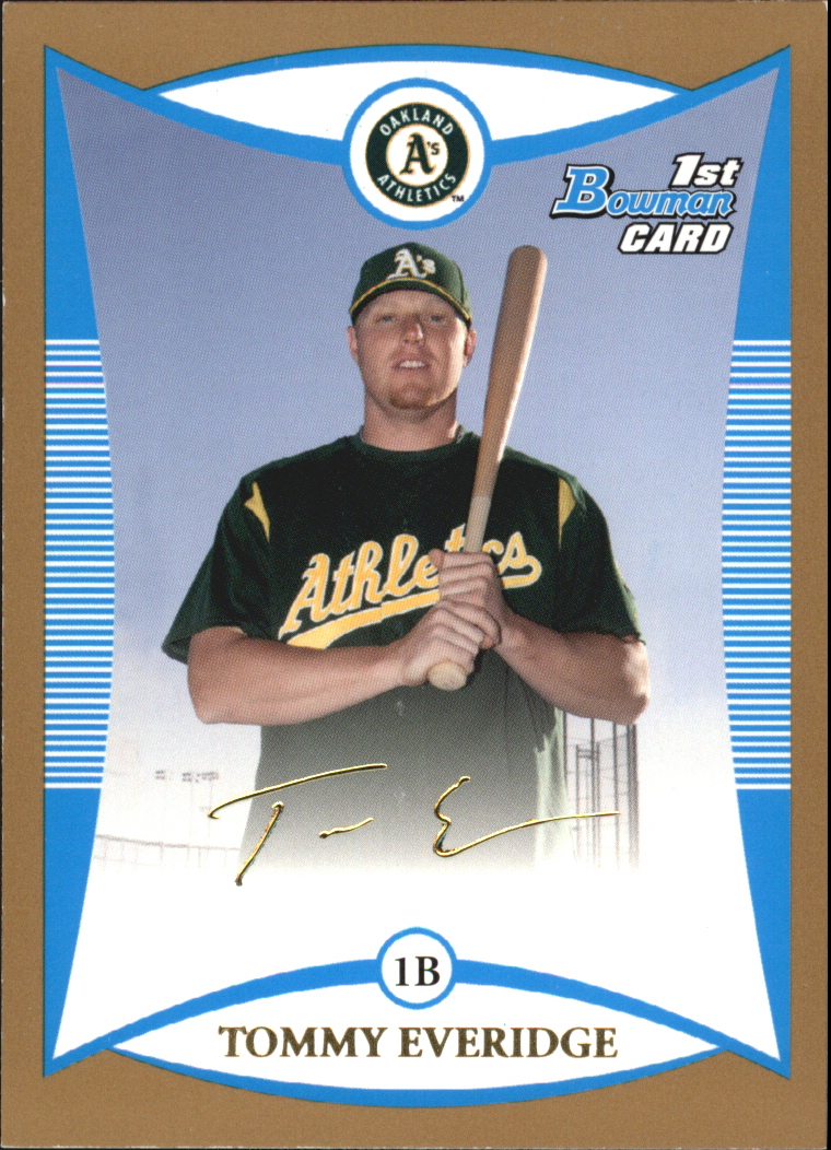 2008 Bowman Baseball "Prospects Gold" Insert Parallel Cards - Picture 112 of 151