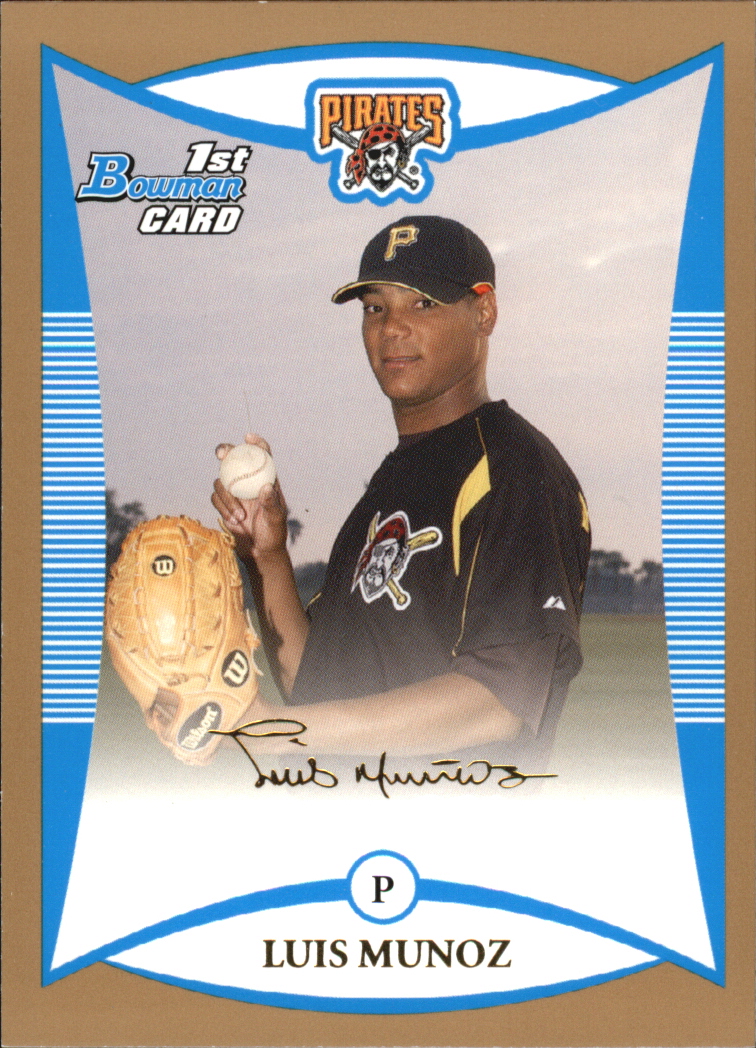 2008 Bowman Baseball "Prospects Gold" Insert Parallel Cards - Picture 116 of 151
