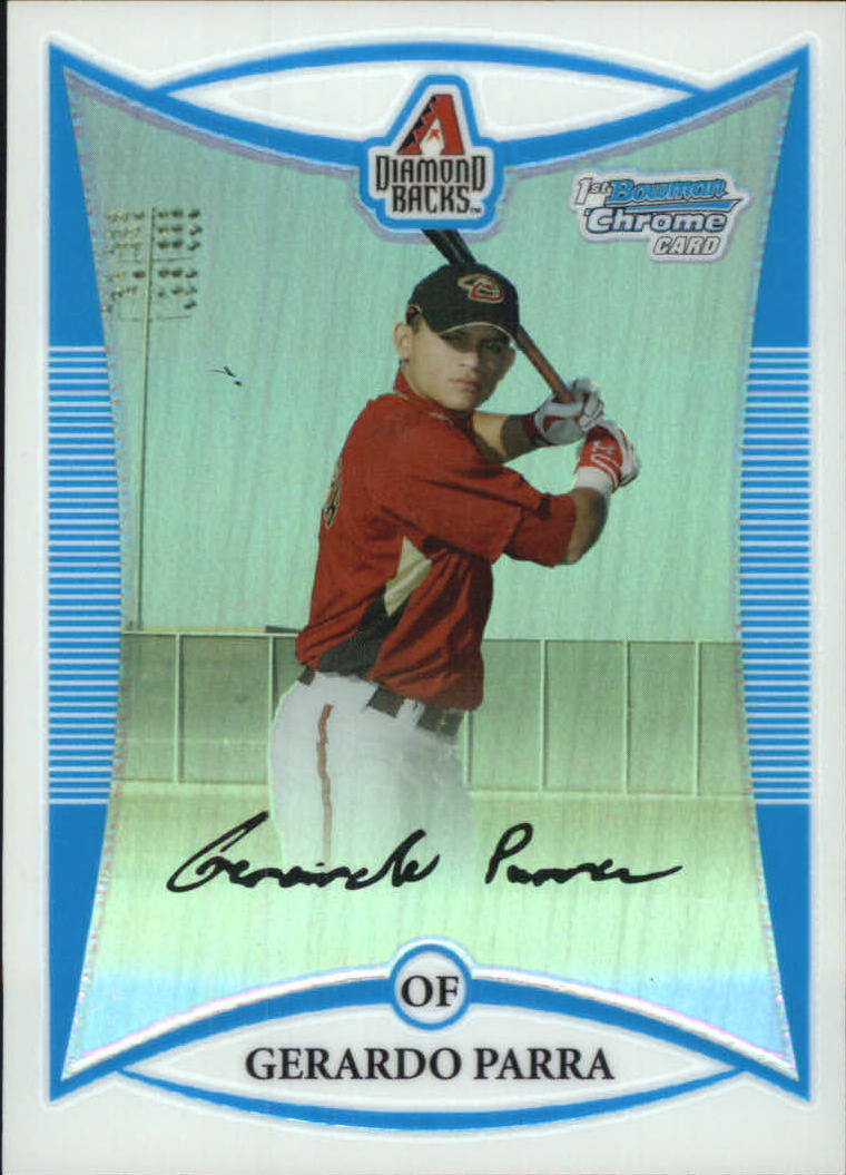 2008 Bowman Chrome Prospects Refractors #BCP18 Gerardo Parra