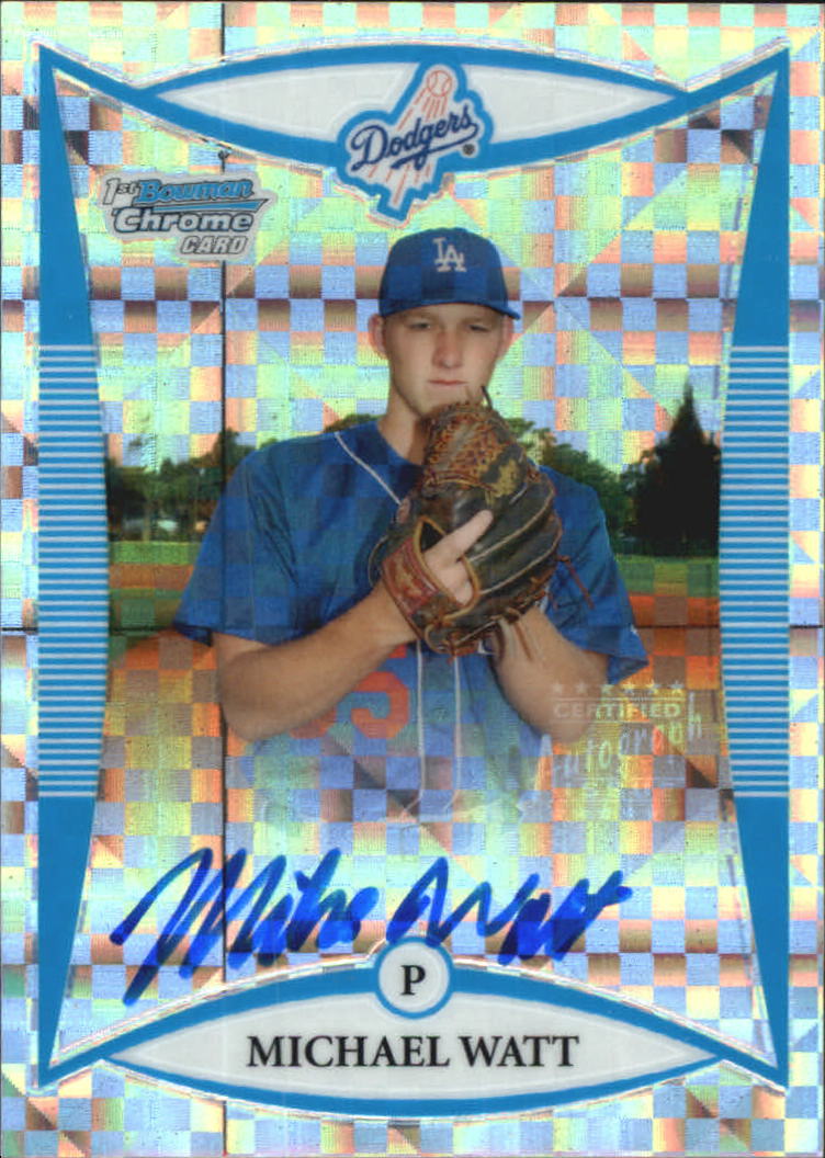2008 Bowman Chrome Prospects X-Fractors #BCP261 Michael Watt AU