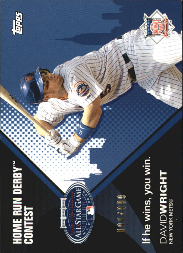 2008 Topps Home Run Derby Contest #HRD18 David Wright