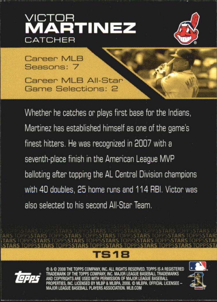 2008 Topps Baseball Topps Stars Insert Singles - You Choose - Picture 21 of 29