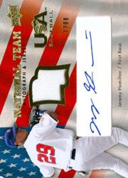 2008 Upper Deck USA National Team Jerseys Autographs Blue #JH Jeremy Hamilton/200