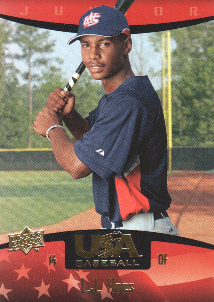 2008 USA Baseball #37 L.J. Hoes