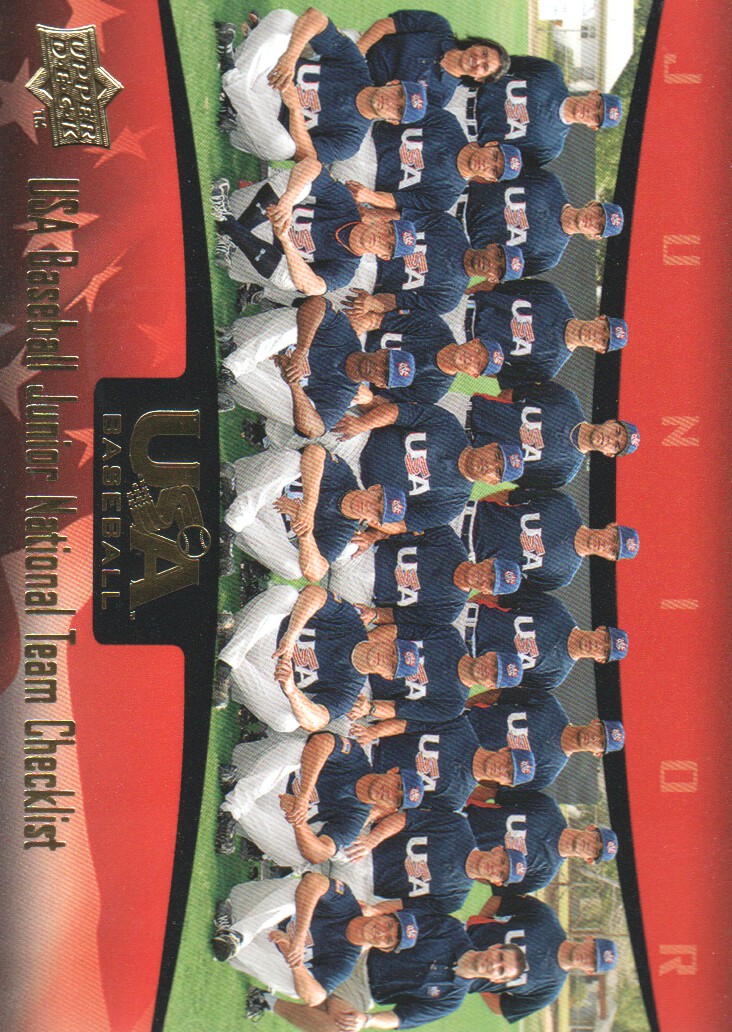 2008 USA Baseball #54 Junior Team CL