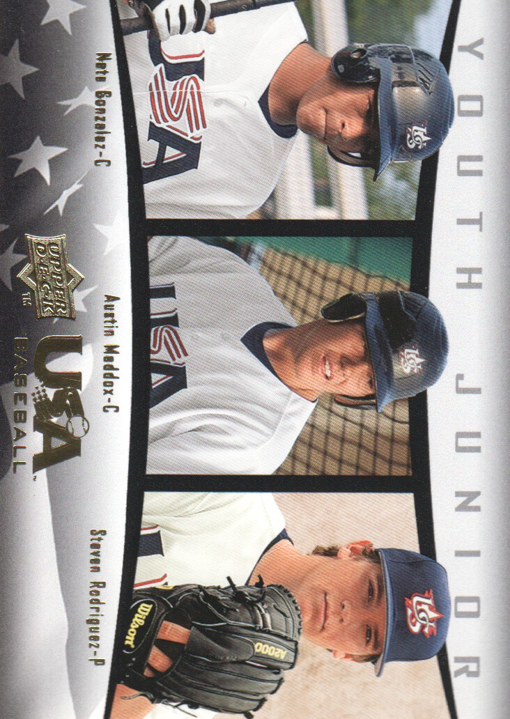 2008 USA Baseball #59 Nate Gonzalez/Austin Maddox/Steven Rodriguez