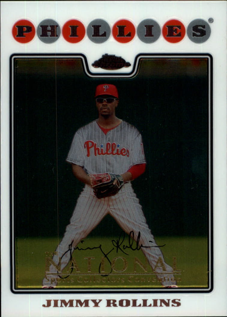 2008 Topps Chrome #8 Jimmy Rollins
