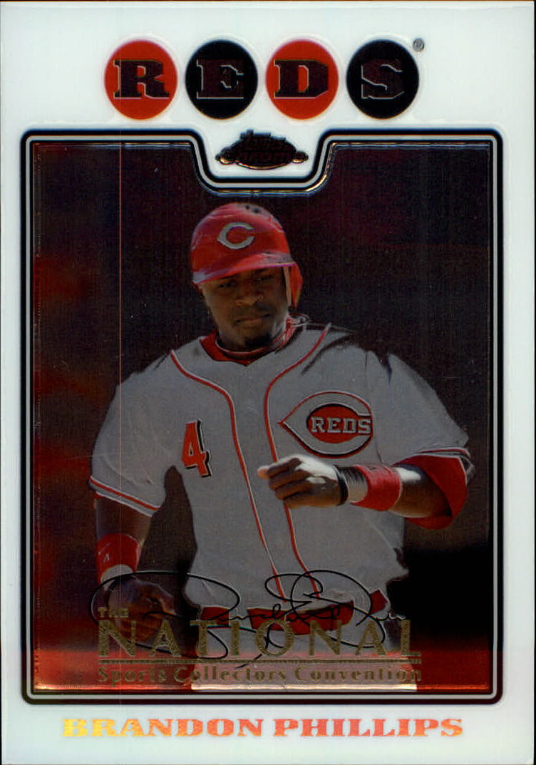 2008 Upper Deck Goudey Baseball Card #52 BRANDON PHILLIPS Cincinnati Reds