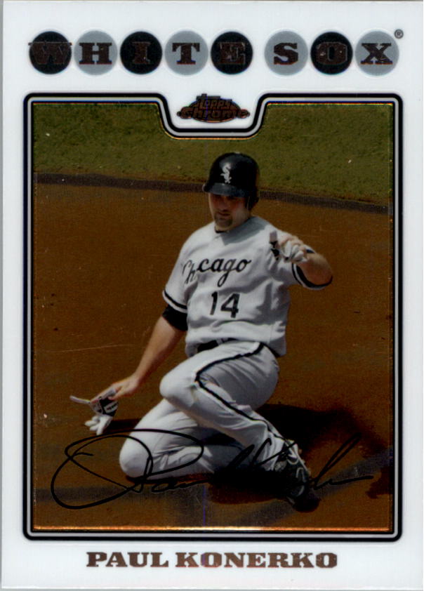 2008 Topps #296 Paul Konerko - NM-MT - The Dugout Sportscards & Comics