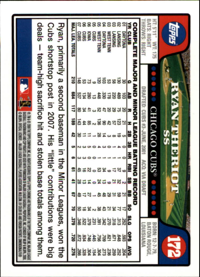 B4865- 2008 Topps Chrome BB Card #s 1-220 +Inserts -You Pick- 15+ FREE US SHIP - Picture 205 of 323