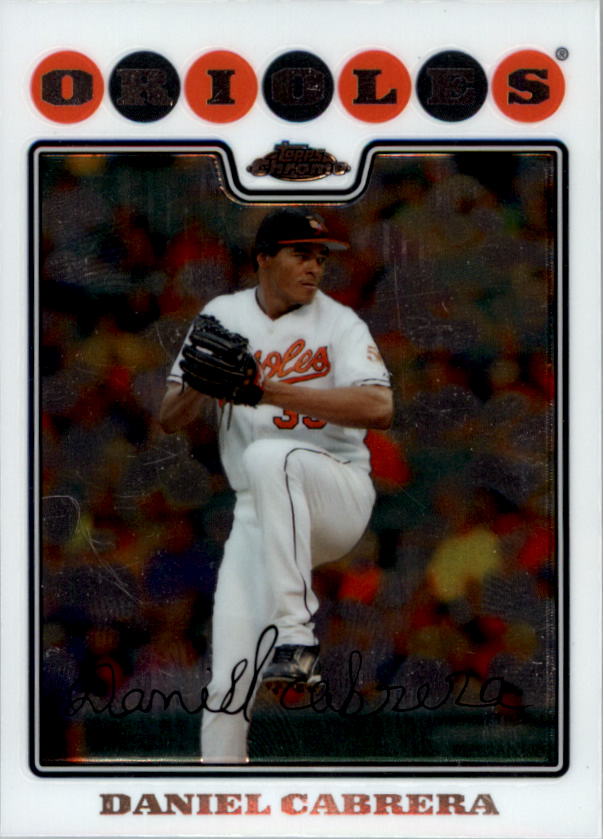 2008 Topps Chrome #177 Daniel Cabrera