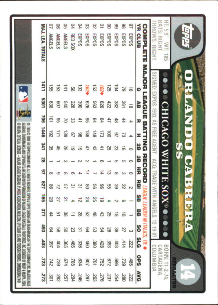 2008 Topps Chrome Baseball Refractor Singles - You Choose - Bild 13 von 266
