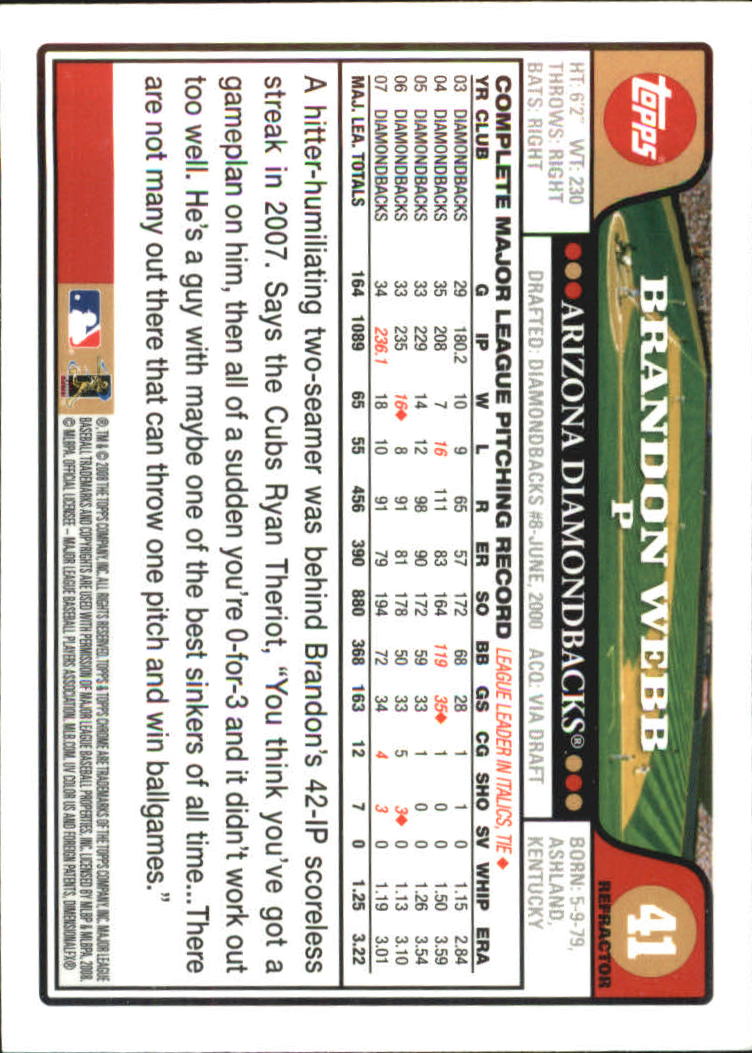 2008 Topps Chrome Baseball Refractor Singles - You Choose - Bild 46 von 266