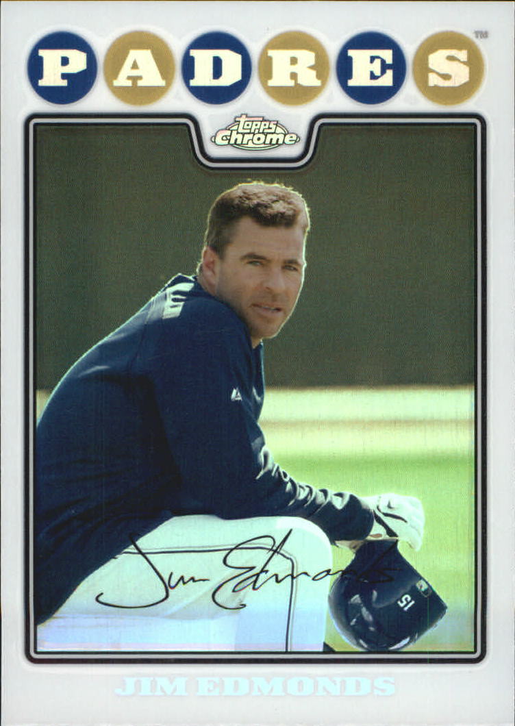 2008 (PADRES) Topps Chrome Refractors #56 Jim Edmonds