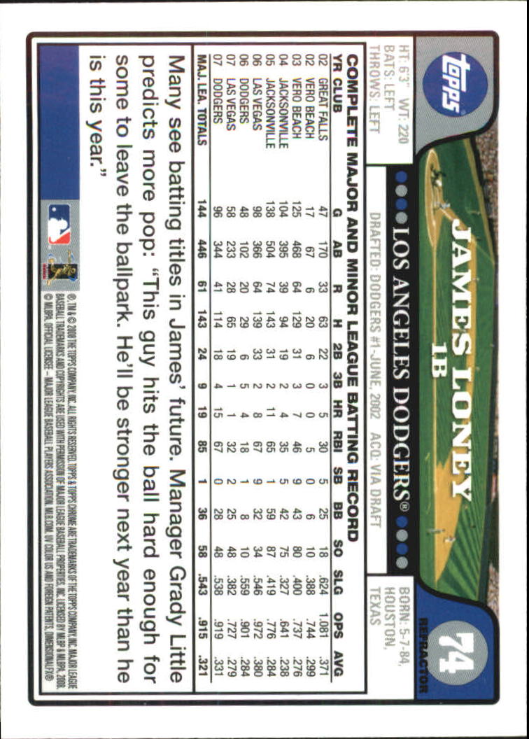 2008 Topps Chrome Baseball Refractor Singles - You Choose - Bild 81 von 266